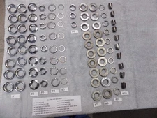 SCHWINN HEAD SET CUPS, NUT, RACE, BOTTOM BRACKET, RACE, NUT, KICKSTAND, CAM  #01