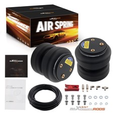 Double Universal 2500lb Air Suspension Bag Air Fitting Line For Gmc Sierra