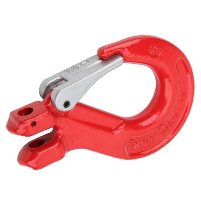 2 Ton Goat Horn Lifting Hook With Latch Alloy Steel Crane Hoist Hook For Shi SET