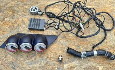 Honda CR-Z ZF1 ZF2 Mugen Triple Meter Gauge Water Temp Oil Temp Press Defi JDM