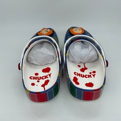 Crocs Chucky Classic Clog Slip On Halloween Doll Multicolor  display picture 3
