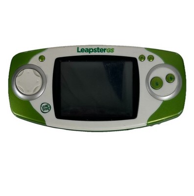 LEAPFROG LEAPSTER GS Green Game Console & Camera Tested & Working