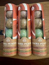 Pacha Soap Co Holiday Froth Bomb Gift Sets - 4 Bath Bombs Each, Ltd Ed x3 NIB