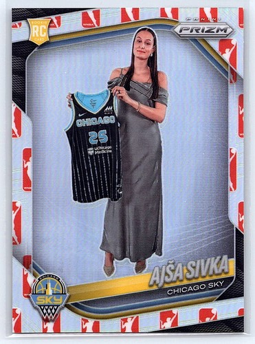 AJSA SIVKA (RC) - 2025 Panini WNBA Prizm #85 - WNBA Logo Prizm