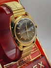1 Vintage 70s? Timex Quartz daydate Electric Men's Watch - New Old Stock .
