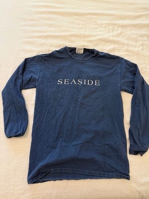 Comfort Colors Seaside The New Town The Old Ways Long Sleeve T-Shirt Size S