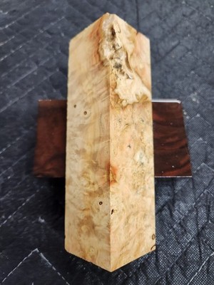 Box Elder Burl Turning Blank Game or Duck Call E-54