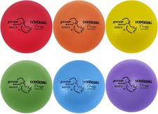 Champion Sports Rhino Skin Dodgeball Set   6 Soft Foam Dodgeballs with