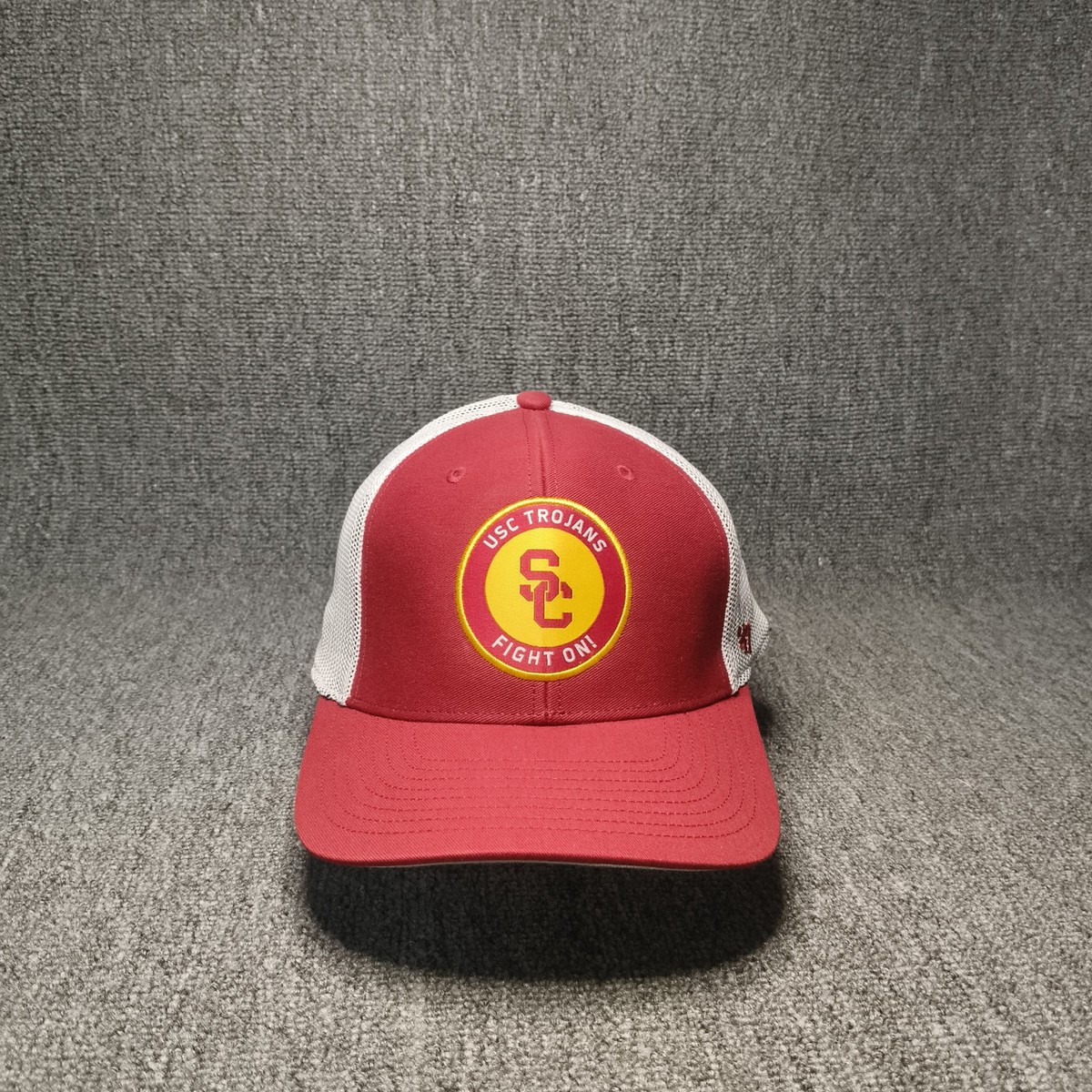 '47 Brand USC Trojans Trucker Hat Maroon White Mesh Back NCAA Cap