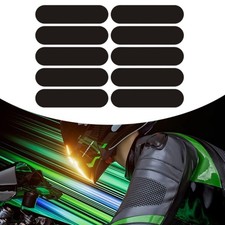 10Pcs Reflective Stickers Waterproof Decals for Vehicles Helmet Outdoor Gear