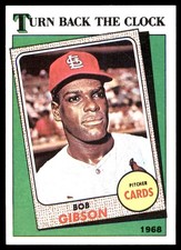 Bob Gibson 1988 Topps #664 Cardinals MLB READ FREE SHIPPING AutographDen
