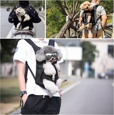 Wakytu Dog Front Carrier Backpacks for Medium Dogs, Legs Out Pet Carrier