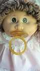 Vntg 1983 Cabbage Patch Kid Pacifier Doll W/Birth Certificate XR Black Hong Kong