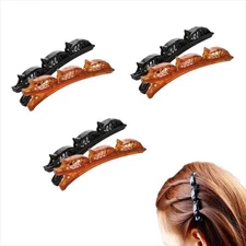 6Pcs Braided Hair Clips for Women,Multi Clip Hair Barrette,Hair Sectioning Cl...