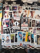 The Prisoner 1969.  8 Unofficial Glossy Lobbymarkers  & 54 Mini-Cards & 2 Boxes.