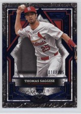 2025 Topps Tier One Blue Foil 16/125 Thomas Saggese #86 1m63