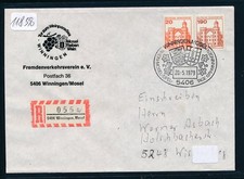 118590) Reco-Brief, RZ 5406 Winningen,Mosel + hs "a", SST 1979, Wein ++