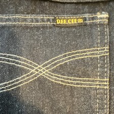 Vintage NWTLady DEE CEE WomensJeans Dark Blue 100% Cotton Denim Made in USA 16