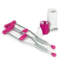 Sophia's 18" Doll Crutches, Casts & Bandage