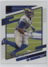2021 Panini Clearly Donruss Red 43/49 Aaron Donald #27 0nr3