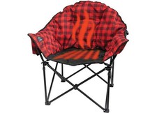 KUMA Outdoor Gear 892-KM-LBBTHCH-RB Lazy Bear Blue Tooth Heated Chair; Red Plaid