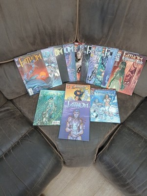 Michael Turner's Fathom Comics Bundle Job Lot X14 Top Cow See Images