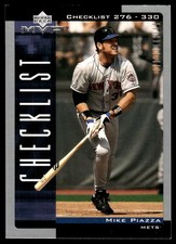 Mike Piazza 2001 Upper Deck MVP #330 Mets MLB READ FREE SHIPPING AutographDen