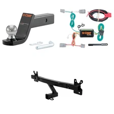 CURT Class 3 Tow Package Trailer Hitch, Wiring, Ball Mount - 13266, 56224, 45154