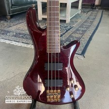 2007 Schecter Diamond Series Elite 4 Bass Guitar - Crimson Red (Crafted in...