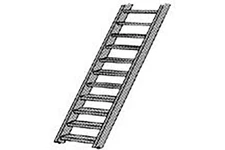 Plastruct STAS-4 HO Stair 2 PLS90662 Plastic Building Supplies