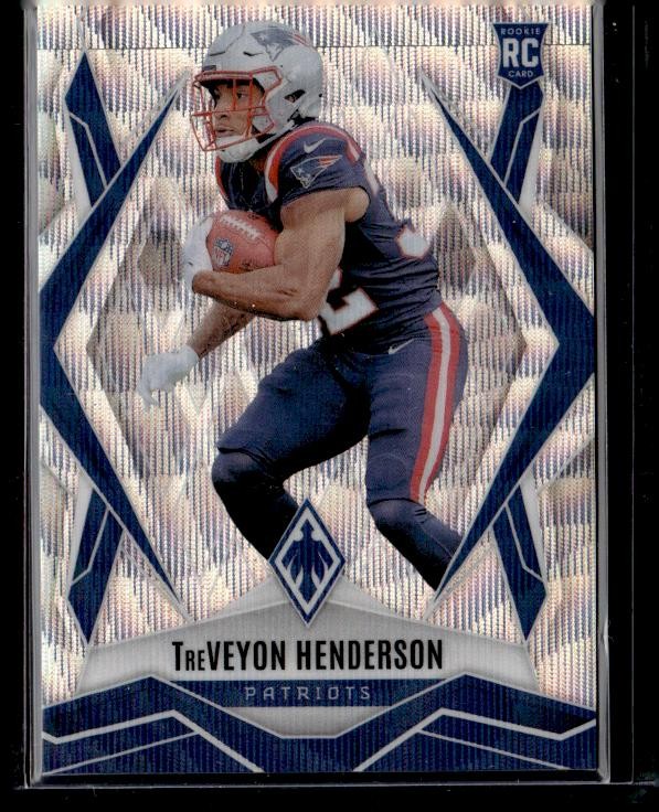 2025 Panini Phoenix #187 TreVeyon Henderson Wave Prizm #/199
