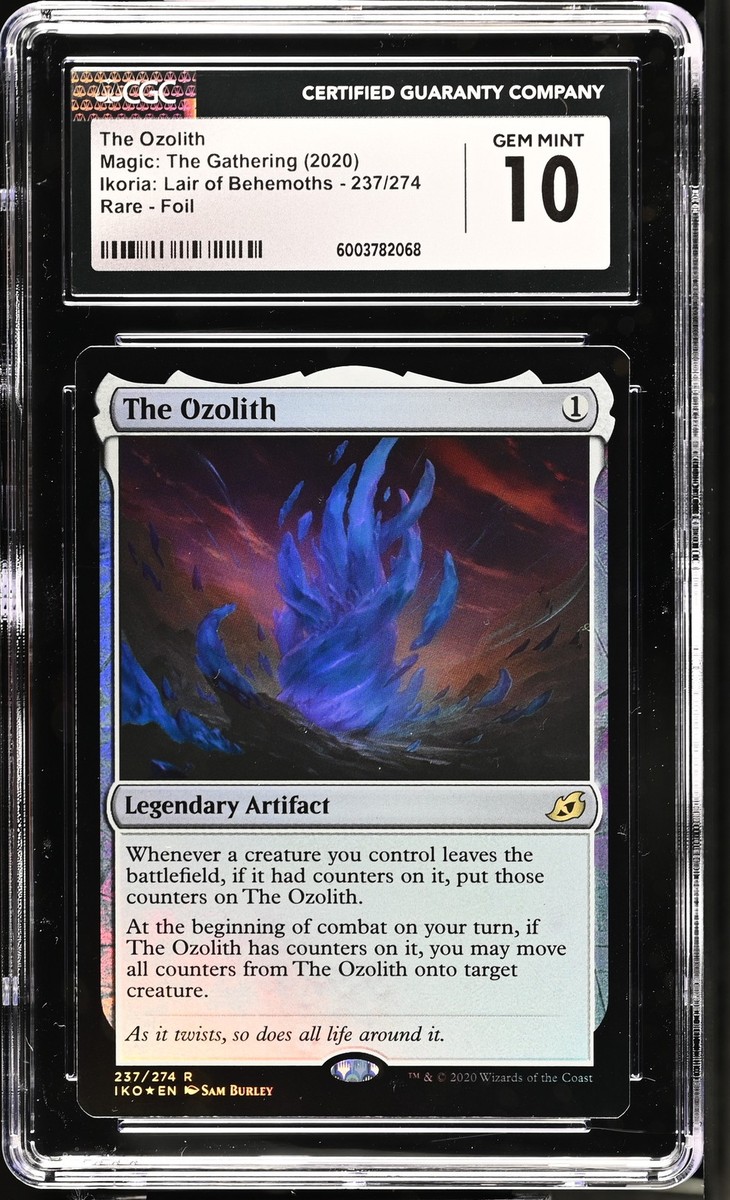 THE OZOLITH Ikoria: Lair of Behemoths Foil Rare CGC 10 Gem Mint
