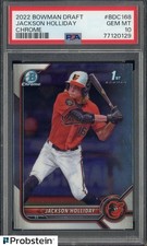 #7 2022 Bowman Chrome Draft #BDC168 Jackson Holliday Orioles RC Rookie PSA 10