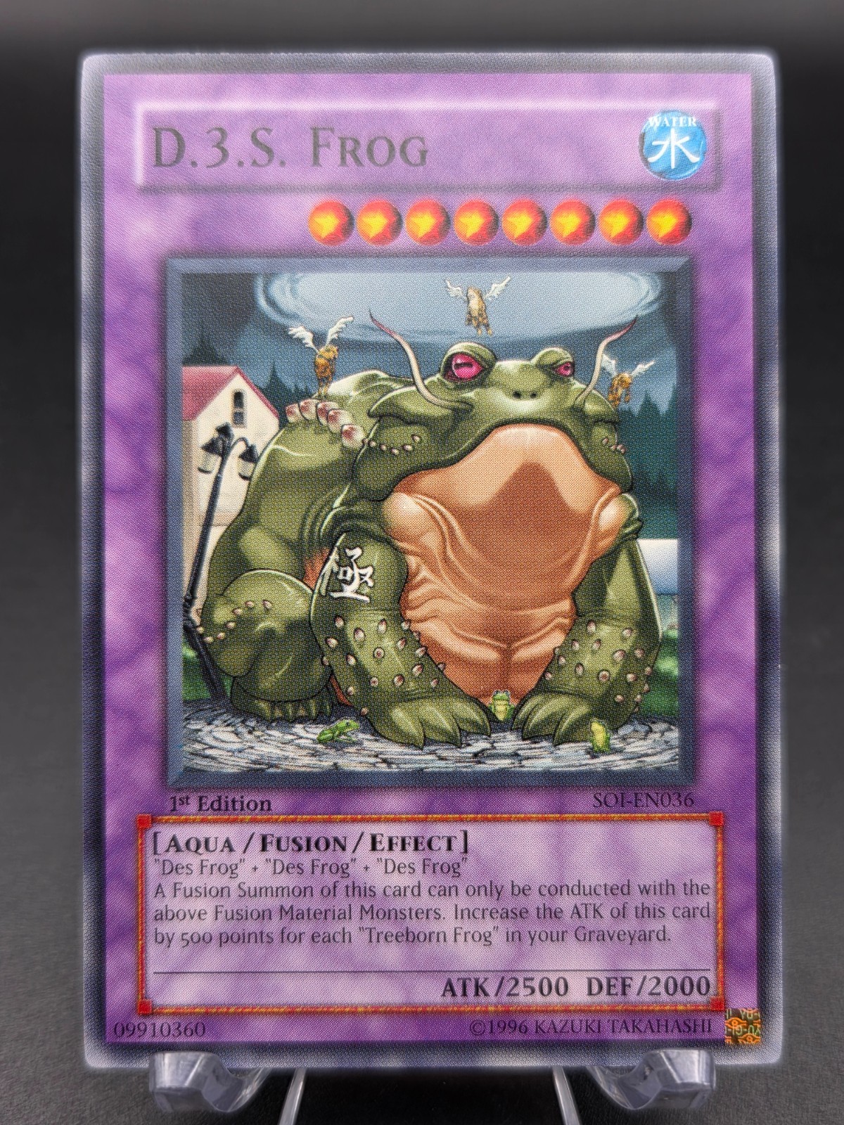 D.3.S. Frog SOI-EN036 YuGiOh Shadow of Infinity trading card — raw and PSA graded price guide