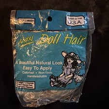 Maxi Doll Hair, Net Wt 1.4 Oz, Blonde