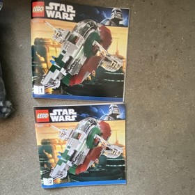 LEGO Star Wars 8097 Slave I Set 573pcs Boba Fett Han Solo Carbonite Box Manual