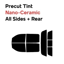 Precut Window Film Nano Ceramic Tint GMC Sierra 1500 2014-2018 4 Door Crew Cab