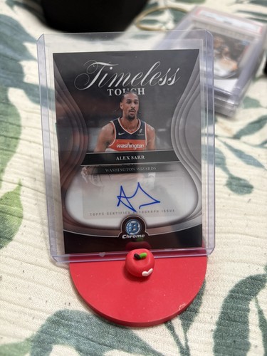 Topps 2025-26 Bowman Chrome Basketball Alex Sarr Timeless Touch Auto TTA-AS