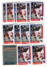 LARRY MELNYK 1986-87 Topps #95 RC Rookie NRMT+ Canucks Rangers Oilers