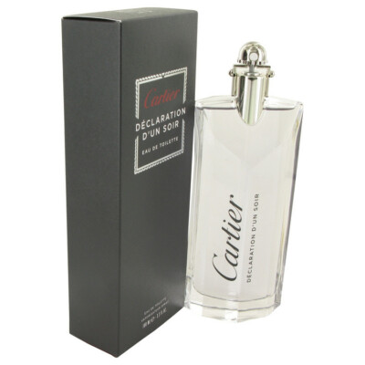 Declaration D'un Soir Men's Cologne by Cartier 3.3oz/100ml Eau De Toilette Spray