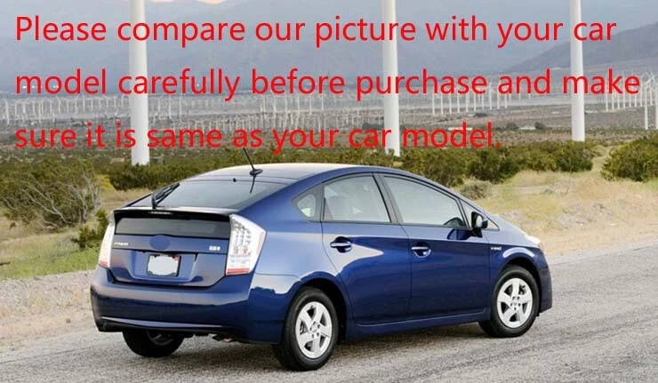 Alerón de plástico para maletero trasero Toyota Prius Hatchback 2003-2012 Foto 2 de 4