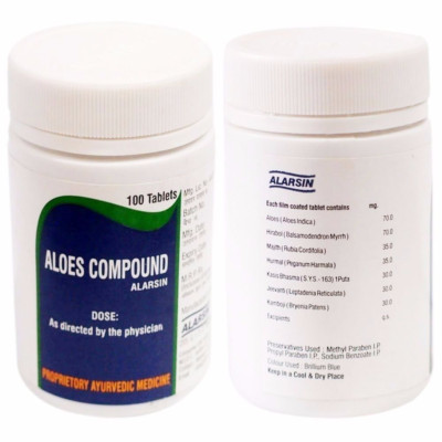 Alarsin Aloes Compound 100 Tablets Ebay
