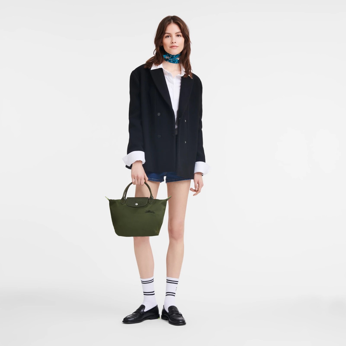 Longchamp Le Pliage Club Small Tote Bag - Green for sale