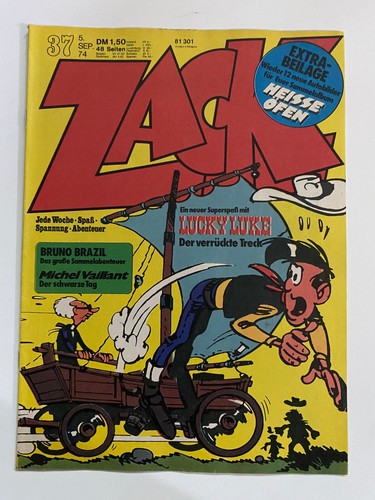 ZACK Comic Hefte Auswahl 1974 Sammlung Geschenk TOP Poster Beilage Sammelalbum - Picture 43 of 65