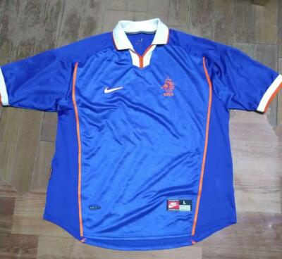 1998 NIKE Netherlands National Team Ｌ Vintage Netherlands 1998 World Cup Size L Nike Soccer Jersey