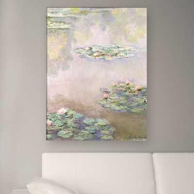 WANDKINGS Leinwandbild Claude Monet - ''Seerosenteich 1908'' verschiedene Größen