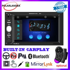 2 Din 7" Car Radio Stereo HD Touch Screen MP5 Carplay Android Auto Mirror Link