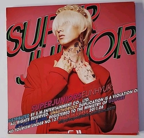 Super Junior 5 Eunhyuk K-Pop Album Made In Korea 2011.08 Mr. Simple RARE - Picture 2 of 9