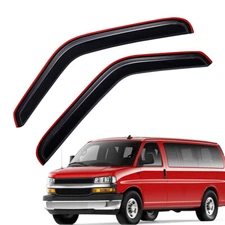 In-Channel Mount Rain Guard Window Visor For 1996-2025 GMC Savana 1500 2500 3500