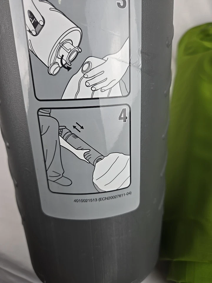 Raro Colchón Inflable Aerobed Pakmat Original Que Compacto En Cilindro Foto 3 de 4